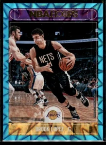 2017-18 Panini NBA Hoops Teal Explosion SP Brook Lopez #133 - Picture 1 of 2