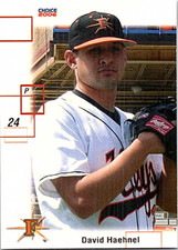 2006 Choice Frederick Keys Minor League Baseball #13 David Haehnel