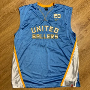 United Ballers Manu Ginobili Nike Basketball Shirt Jersey Size 2XL - Picture 1 of 7