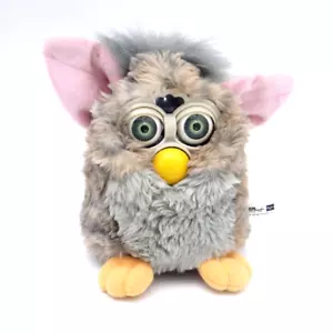 Furby Grey Wolf Vintage Spielzeug Figur Tiger Electronics Hasbro 1998 | Defekt - Bild 1 von 2