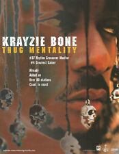 Bone Thugs n harmony KRAYZIE BONE Rare 1999 PROMO TRADE AD Poster for Thug CD