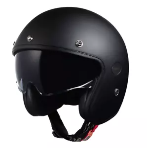 CASCO JET ORIGINALE MOTO GUZZI NERO OPACO VISIERA PARASOLE - V7 / V9 / V85 TT - Photo 1 sur 1