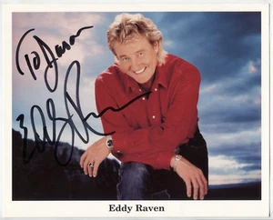 Eddy Raven Musician Autographed 8x10 Photo w/COA WWE26-214 - Picture 1 of 2