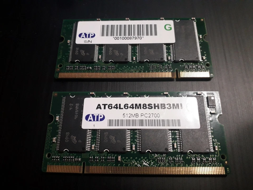 AT64L64M8SHB3MI  ATP 512MB DDR-333MHz PC2700 - Immagine 1 di 1