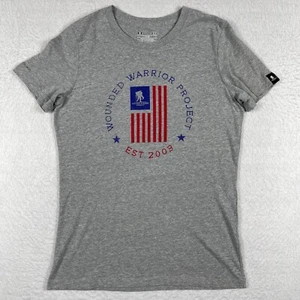 Under Armour Shirt Womens Small Loose Gray Wounded Warriors Project Charged - Picture 1 of 13
