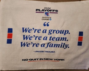 NY Rangers Stanley Cup Playoffs Rally Towel! 5/5/2024 Fan Giveaway Rd 2 Game 1 - Picture 1 of 1