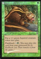 Magic Mtg FOIL Odyssey Chatter of the Squirrel    near mint