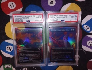 2023 MTG LTR Szenenfolie Gandalf Friend Shire PSA 10 & Wizards Raketen - Bild 1 von 1