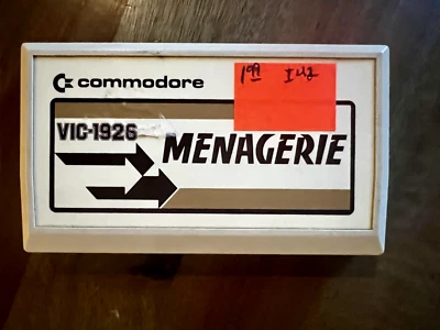 Menagerie - Commodore Cartridge 1980s VIC-1926 - Image 1 of 2