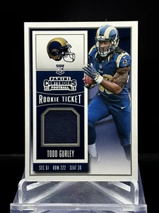 Todd Gurley Contenders 2015 RC Rookie Ticket jersey Materials RTS-TG - Bild 1 von 2