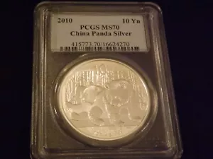 2010 10 Yn PANDA PCGS MS 70 - Picture 1 of 2