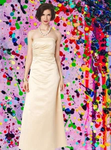 ABSCHLUSSBALLKLEID BRAUTKLEID ABENDKLEID ABIKLEID ELEGANT CREME Gr.34 NEU €229 - Bild 1 von 8