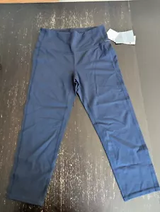 Athleta High Rise Chaturanga™ Capri Navy NWT $64 S Small - Picture 1 of 4