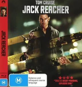 Jack Reacher Blu-ray (Region B) VGC Tom Cruise NEW CASE - Picture 1 of 3