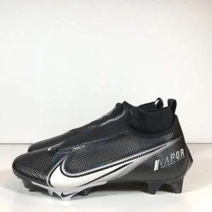 Nike Vapor Edge Pro 360 Football Cleats Size 12.5 Wide Black White CV6348-001 - Picture 1 of 6