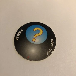 Vintage 1990s Spaz Capz POG 8 Ball Question Mark ? HTF RARE #2 Toy Game Black - Picture 1 of 2