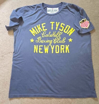 Camisa Roots Of Fight Bloodlines Mike Tyson Catskill Club de Boxeo Niño Dinamita 2XL Foto 1 de 4