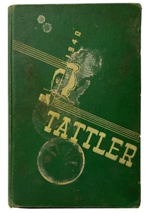 1940 North Division High School Yearbook The Tattler Milwaukee WI Signed - Foto 1 di 12