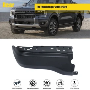 Black Driver Rear LH Bumper End W/O Sensor Holes Fit For Ford Ranger 2019-2023 - Foto 1 di 13