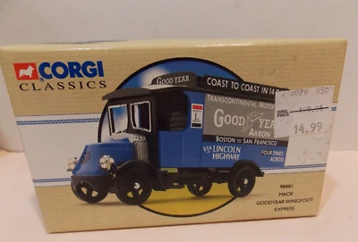 NIB Goodyear Wingfoot Express Mack Truck Corgi Diecast (1/50) 98481 - Image 1 of 2