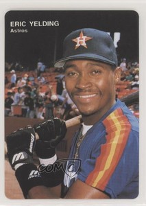 1991 Mother's Cookies Houston Astros Eric Yelding #7