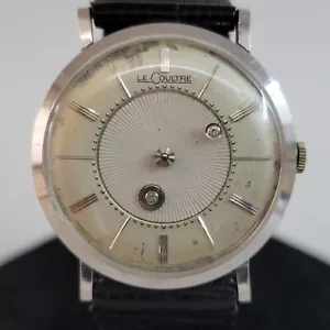 Orologio da polso vintage LeCoultre Galaxy oro bianco massiccio 14 carati diamanti quadrante misterioso - Foto 1 di 7
