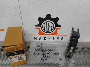 General Electric TEB111010WL Circuit Breaker 10A 1P 120VAC 125VDC New In Box - Picture 1 of 12