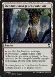 MAGIC MTG COMMANDER 2018 C18 #245 Étendues sauvages en évolution -Evolving Wilds - Imagen 1 de 1