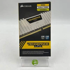 Corsair Vengeance LPX 16GB (2x8GB) RAM DDR4 3200MHz CMK16GX4M2B3200C16W - Afbeelding 1 van 6