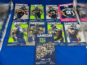 Seattle Seahawks Game Day 2015-2016 Season 9 Programs - Picture 1 of 8
