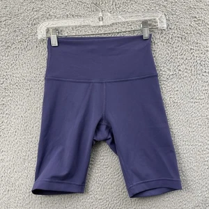 Lululemon Wunder Train High Rise Shorts 8" Midnight Orchid Athletic Biker W 4 - Picture 1 of 10