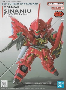 Bandai MSN-06S Sinanju SD Gundam EX-Standard 013 Mobile Suit Gunpla Model Kit - Picture 1 of 4