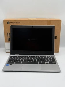 ASUS CX1 CX1100CN 11.6 Intel Celeron N3350 2.4GHz Chromebook 64 GB eMMC 4GB RAM - Picture 1 of 5