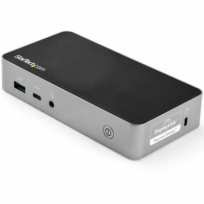 StarTech.com USB-C Dock - Dual Monitor 1080p HDMI Laptop Docking Station - 65W P - Image 1 of 4