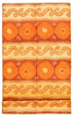 Hand Knotted Area Rug 5'10" x 11'10" Traditional Oriental Wool Carpet - Image 1 of 4