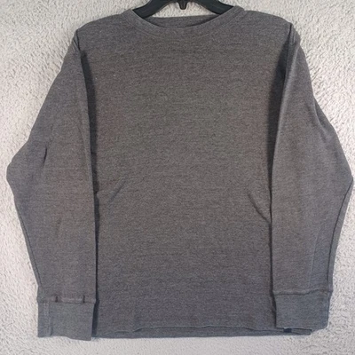 DIKOTOMY Hombre Gris Sudadera Talla Grande Manga Larga Elastizada Suave Cómoda Foto 1 de 4