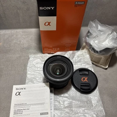 Sony AF 20mm F2.8 Weitwinkel Sony A-Mount - New Old Stock, unbenutzt - Bild 1 von 4