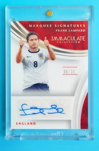 2017 Panini Immaculate England Frank Lampard Marquee Auto 6/20 SP - Picture 1 of 2