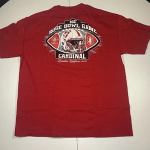 Stanford Cardinals 2016 Rose Bowl gioco calcio stampa fronte e retro taglia XL - Foto 1 di 8