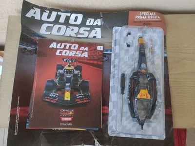Auto Da Corsa Red Bull RB19 1/18 Formula 1 Prima Uscita Edicola Test Hachette - Immagine 1 di 4