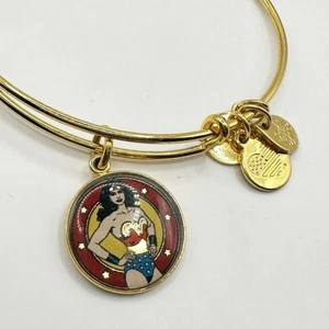 Pulsera Alex & Ani Mujer Maravilla Informal Superhéroe Tono Dorado Joyería Retro - Imagen 1 de 6