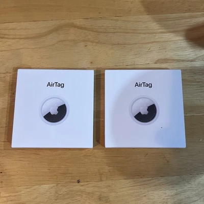 Paquete de 2 Apple AirTag para iPhone iPad air tag rastreador mundial A2187 ¡NUEVO! Foto 1 de 4