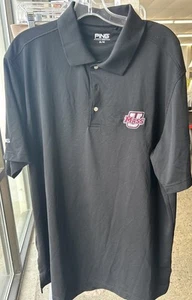 UMASS University Massachusetts Golf Polo Ping Camicia Nera Uomo XL OTTIME CONDIZIONI - Foto 1 di 6