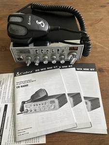 Cobra 29 WX NW ST Soundtracker CB-Funkgerät mit Mikrofon mit Handbuch - ungetestet! - Bild 1 von 12
