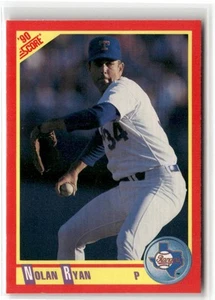 1990 Score #250 Nolan Ryan Texas Rangers - Picture 1 of 2