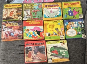 VTG WALT DISNEY PRODUCTIONS SUPER 8mm MOVIE LOT OF 10 - Picture 1 of 22