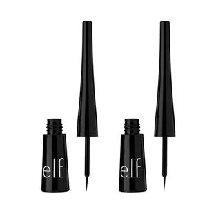 e.l.f. Delineador líquido Expert, alta pigmentación, 0,14 onzas (paquete de 2), negro - Imagen 1 de 3