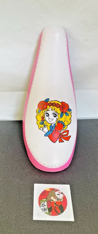 Sillín de asiento de bicicleta raro de colección Candy Candy Toei Animación Yumiko Igarashi 1976 Foto 1 de 4