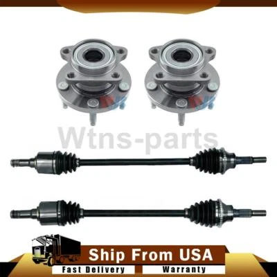 SE ADAPTA A 07 08 09 10 LINCOLN MKX (AWD) 4X KIT DE COJINETE DE RUEDA Y EJE CV TRAKMOTIVE WJB Foto 1 de 4