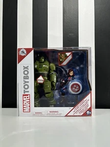💙 DISNEY Marvel Toybox Captain Carter The Hydra Stomper Robot Playset Figures🎗 - Picture 1 of 11